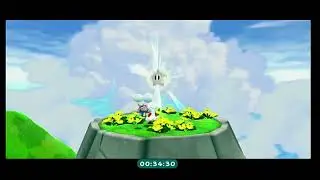 Fluffy Bluff 1 [Zip Jump] - 36.00 - M3ntall (Mario Galaxy 2 World Record)