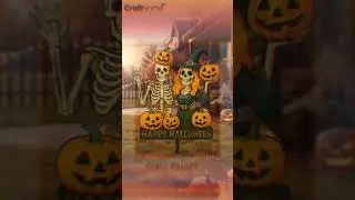 🎃 your yard&rsquo;s missing Halloween magic? #CraftNameSign #Halloween #GardenStake #shortvideo