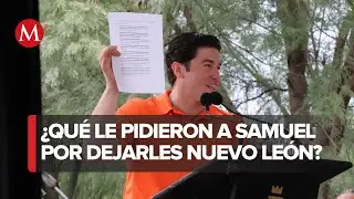 Samuel García denuncia exigencias de PAN y PRI en la sucesión