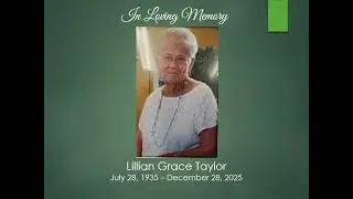 Hughesville Baptist Church - Live Stream, Lillian Taylor Life Celebration, January 7, 2025