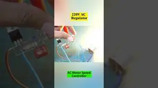 DIY 220v AC Regulator ⚙️ #diyelectronics #acregulator