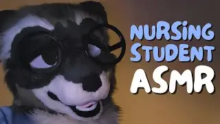 [Furry ASMR] Nursing Student Takes Care of You After Surgery | Fursuit Sounds | Personal Attention