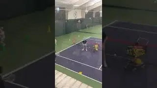 Kids Tennis Lessons #JonesFamilyAdventures #Singledad #Cutekids #shorts #KidsTennis #tennis #team