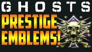 Call Of Duty: Ghosts - 1st - 10th ALL Prestige Emblems! (Cod Ghosts Multiplayer Badges Icons)