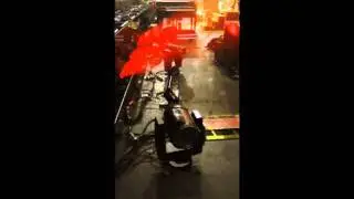 Celestion backstage: spotlights limbering up