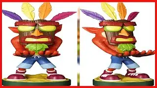 Exquisite Gaming Cable Guys - Aku Crash Bandicoot Charging Phone and Controller Holder - Electronic