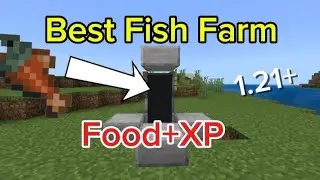 How to make Fish Farm+XP 1.21+| bedrock+PE|Rehan_Gaming