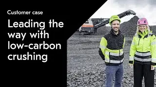 Metso Lokotrack diesel-electric LT400J and LT130E jaw crushers - low-carbon crushing in Iceland
