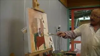 Painting by Critique by David Chen at the Box Hill Community Arts Center No  9