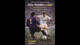 Real Madrid-C&aacute;diz - Copa del Rey 1986-87 (Full Match)