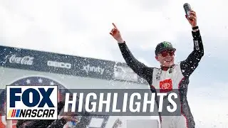 Ty Gibbs wins crash-filled Xfinity race at Charlotte | NASCAR ON FOX HIGHLIGHTS