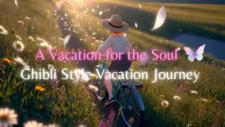 Ghibli Style Vacation Journey | A Vacation for the Soul | Aesthetic Travel Animation