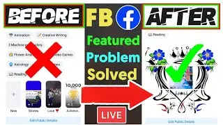 Facebook featured problem solved 2021 || How to fix featured photos problem in facebook (Tricks 4 U)