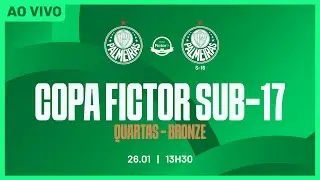 AO VIVO COM IMAGENS | PALMEIRAS X PALMEIRAS SUB-16 | COPA FICTOR SUB-17 2026