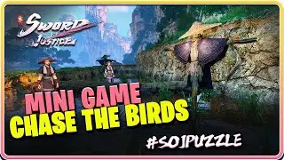Scare the Birds! 🕊️ Scarecrows Puzzle Solve Peachspring Village | Sword of Justice