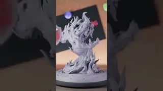 Elemental 5e | DnD Summon Fire Elemental Miniature #shorts