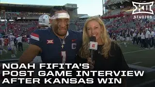 Arizona's Noah Fifita Postgame Interview after Comeback Win vs. Kansas