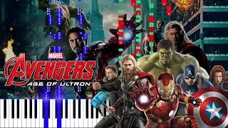 The Avengers - Main Theme Song (Piano Version + MIDI)
