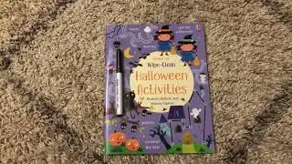 Usborne Wipe-Clean Halloween Activities