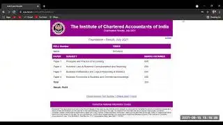 CA FOUNDATION JULY 2021 RESULT.... PASS????