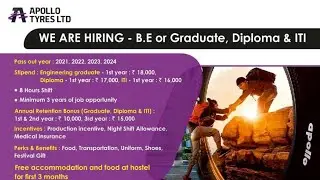 Apollo tyres requirement private company jobs, private company jobs in Hyderabad