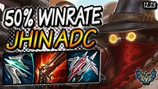 Jhin vs Caitlyn ADC / KR Challenger / Patch 12.23 / Season 12 [ 12 / 3 / 11 ] 💥