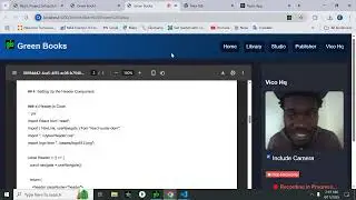 University Library React JS Project #1 (Header & Pages)