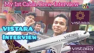 Vistara Airlines Cabin Crew 👨‍✈️ Full Interview Journey From Delhi to Dehradun Hindi | ArjunMallik