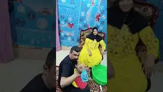 روضت الأسد وخلتة يغسل رجليها  ابو عمار يفجـر مفاجأة علي الهوا  ام عمار تستاهل ابوس رجليها