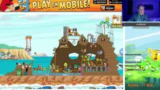 Прохождение уровней Angry Birds Friends от 31 января 2022.