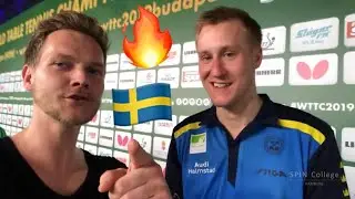Mattias Falck World Championships 2019 Table Tennis Budapest | Semi-Final Interview | J&ouml;rgen Persson