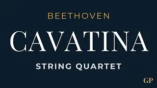 Cavatina (Op. 130) &ndash; Ludwig van Beethoven | String Quartet Sheet Music (Preview) | Arranged by GP