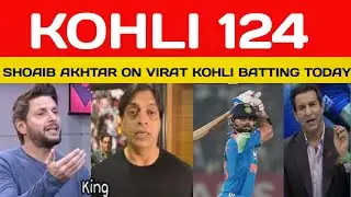 SHOAIB AKHTAR SHOCKED ON VIRAT KOHLI 124 RUNS BRILLIANT BATTING TODAY VS NZ 3RD ODI MATCH 