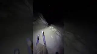 Couloir Night Ski 🎬 Eivind Aanensen #Shorts #Ski