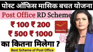 post office rd scheme 2021 l Post Office Best Scheme | Post Office Schemes l RD calculator