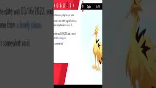 GO Shiny Galarian Moltres !!! :D Pokemon SwSh