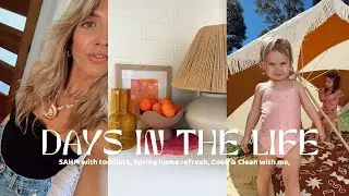 Мама-блогер из Австралии SAHM с малышами, весеннее обновление дома, готовка и уборка вместе со мн...