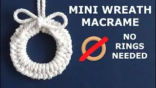Макраме украшение на елку | Макраме своими руками