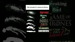 The Greatest TV Shows Ever 📺🔥 #BestTVShows #TVSeries  #breakingbad #movies #gameofthrones