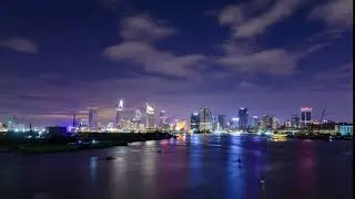 4K Vietnam Saigon City Light Travel Video | Royalty Free Stock Footage | No Copyright | Free to Use