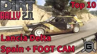 Lancia Delta S4 Group B + Foot Cam - Spain Top 10 (DiRT Rally 2.0)