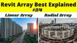 Array in Revit Architecture | Best Explained Tutorial #24