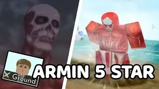 Armin Colossal Titan (Amen) 5 Star Showcase | All Star Tower Defense