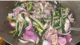 खट्टी मीठी करेला सब्ज़ी #kerelarecipe