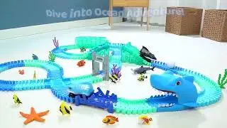 Make a Splash with the Ocean Speedway Race Tracks Set!