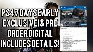 Pre Order Bonuses,PS4 Exclusive? Real or Fake,MW Editons Details! COD 2019 NEWS!