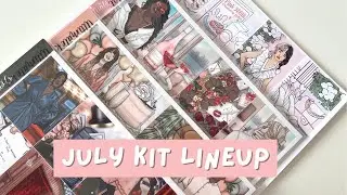 July Sticker Kit Lineup  / Planning Kits and Foil Picking / LaurasStickerCo and ScribblePrintsCo