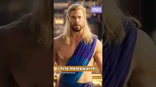 A Journey Through Time of Chris Hemsworth  #evolution #tranformation