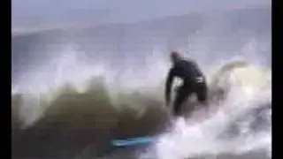 Short documentary of a dude surfing Bodega Bay CA dodging sharks with blueberry Jr