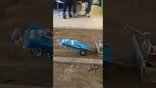 RC Tractor pulling with a 57 ford thunderbird